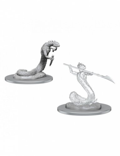 Critical Role Unpainted Miniatures: Serpentfolk & Ghost