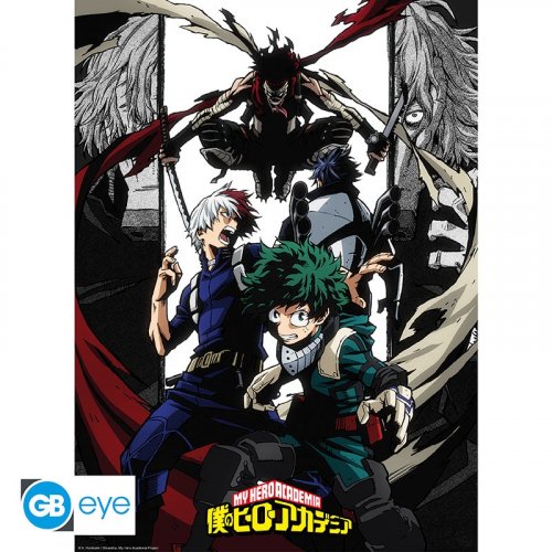 Juliste: My Hero Academia - Stain Vs Students (52x38)