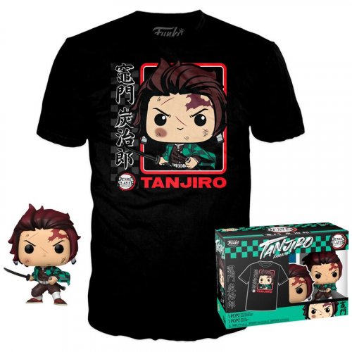 Funko Pop! & Tee: Demon Slayer - Kimetsu No Yaiba Tanjiro (S)