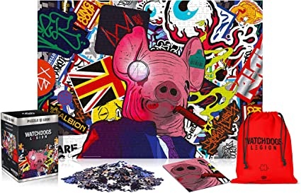 Palapeli: Good Loot - Watch Dogs Legion, Pig Mask (1000)