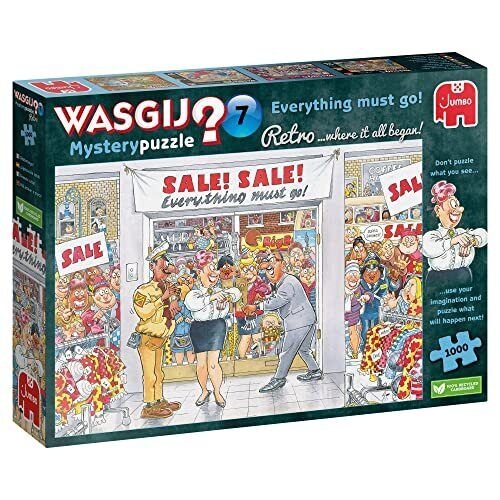 Palapeli: Wasgij Retro Mystery 7 - Everything Must Go (1000)