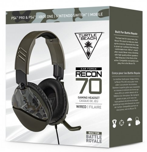 Kuulokkeet: Turtle Beach - Recon 70P (Green Camo)
