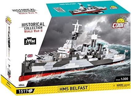 Cobi: World War II - HMS Belfast, Light Cruiser (1517)