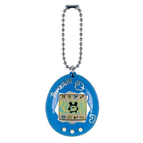 Tamagotchi Virtual Pet: Blue with Silver
