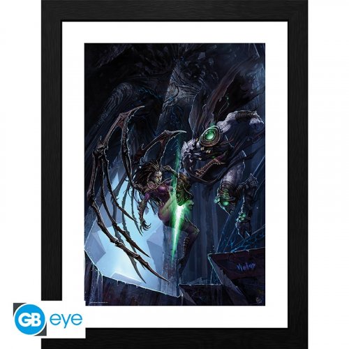 Taulu: Starcraft  - Zeratul Vs Kerrigan (30x40cm)