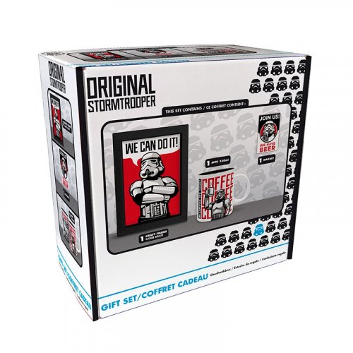 Muki: Original Stormtrooper - Mug + Magnet + Cadre Kraft