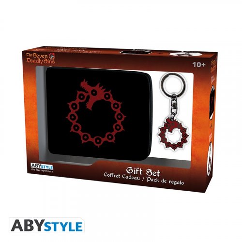 Lompakko: The Seven Deadly Sins - Pck Wallet + Keyring Emblem