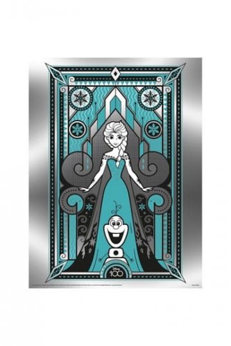 Juliste: Disney - Elsa Metallic Print (30x40cm)