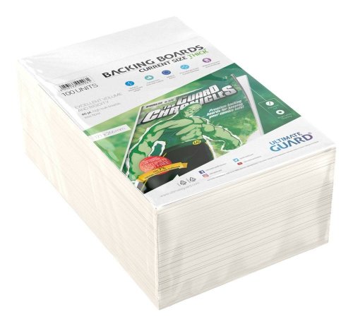Ultimate Guard: Comic Backing Boards Thick Current Size (100)