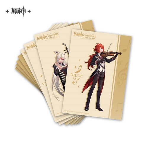 Postikortti: Genshin Impact - Concert Postcard Set (8kpl)