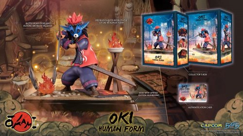 Figurine: Okami Statue Oki (human Form) 38 Cm