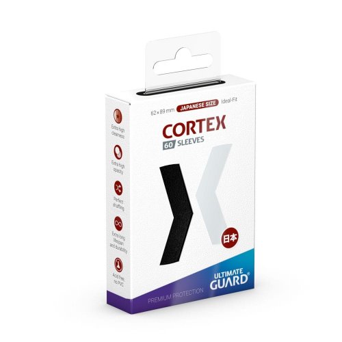 Ultimate Guard: Cortex Sleeves Japanese Size, Black (60)