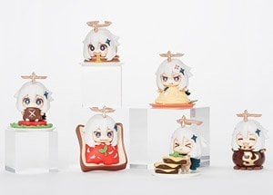 Figu: Genshin Impact Gourmet Series - Paimon Mini Figure (Satunnainen, 4-5cm)