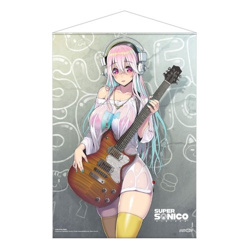 Kangasjuliste: Super Sonico - Super Sonico With Guitar (50x70cm)