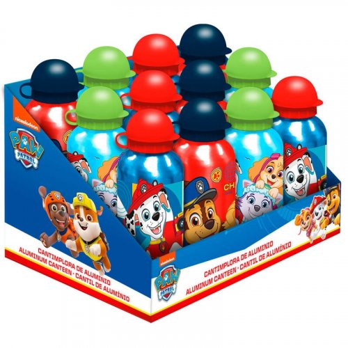 Juomapullo: Paw Patrol - Aluminium Bottle, Assorted (500ml)