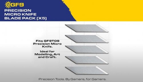 GF9: Precision Micro Knife Blade Pack (x5)