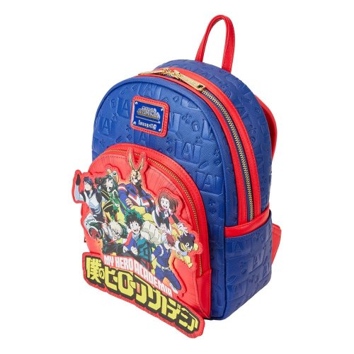 My Hero Academia By Loungefly Backpack Group Debossed Logo