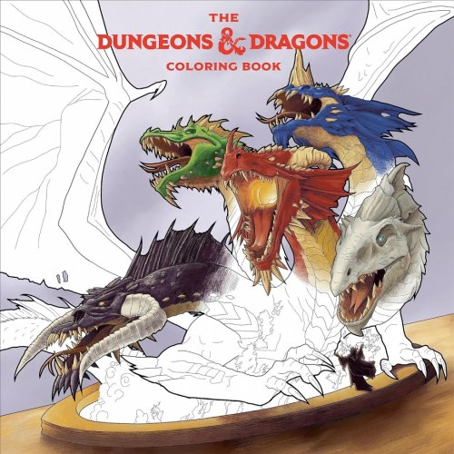 V�rityskirja: The Dungeons & Dragons - 80 Adventurous Line Drawings