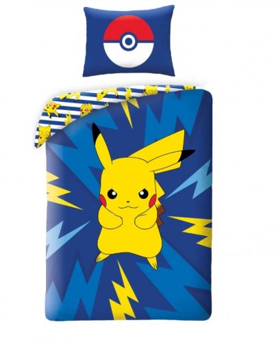 Pussilakanasetti: Pokemon - Pikachu Reversible Single (140x200cm)