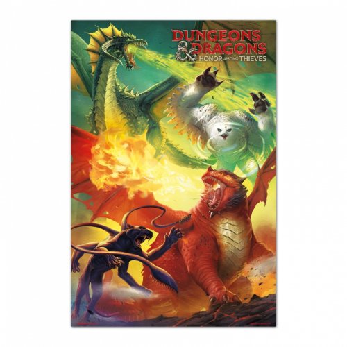 Juliste: D&D Honor Among Thieves - Monsters (61x91,5 cm)