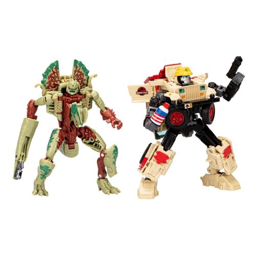 Figu: Transformers X Jurassic Park - Dilophocon & Autobot JP12