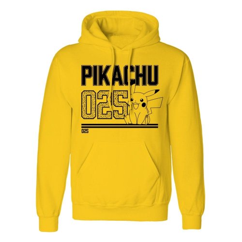 Pokemon Hooded Sweater Pikachu Line Art Size Xl
