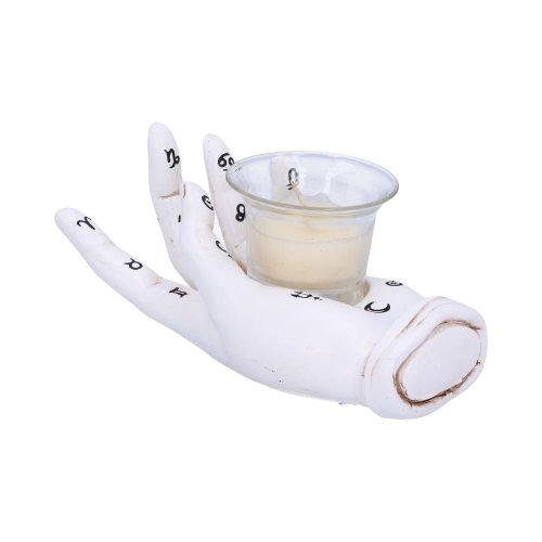 Nemesis Now: Palmist's Prediction Kynttil�npidike (White, 18.3cm)