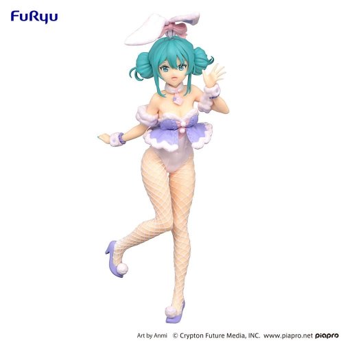 Figu: Hatsune Miku - Bicute Bunnies White Rabbit Purple (28cm)