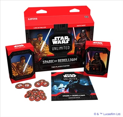 Star Wars Unlimited: Sparks of Rebellion Two-Player Starter