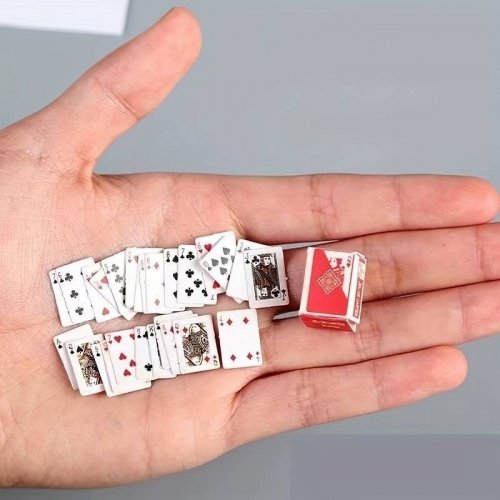 Pelikortit: Mini Poker Cards (1.5x0.99cm)