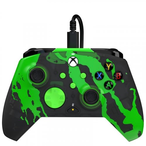 Pdp Rematch Wired Controller - Jolt Green (glow In Dark)