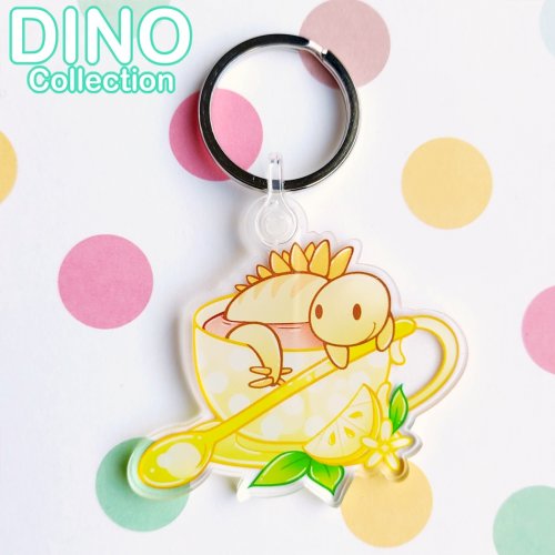 Avaimenper�: Dino Collection - Tea Party Lemon (5cm) (Niramuchu)