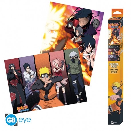 Juliste: Naruto Shippuden - Groups, Set 2 (52x38cm)