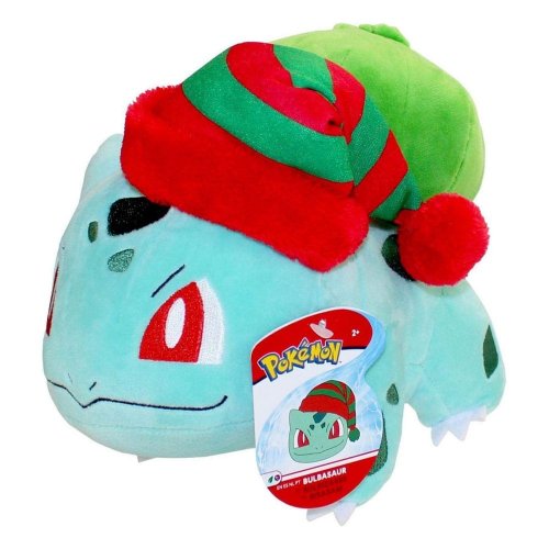 Pehmo: Pok�mon - Winter Bulbasaur With Christmas Hat (20cm)