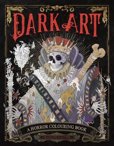V�rityskirja: Dark Art - A Horror Colouring Book