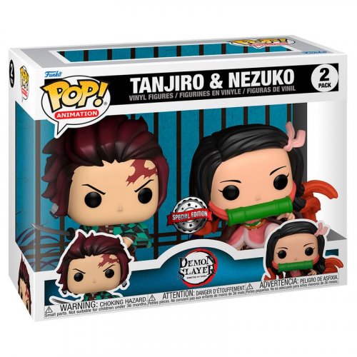 Funko Pop! Animation: Demon Slayer - Tanjiro & Nezuko (2-pack) (SE)