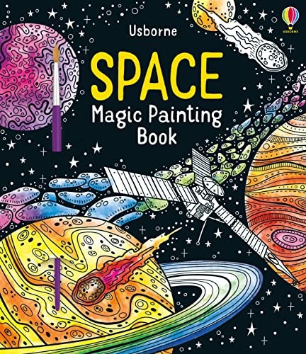 V�rityskirja: Space Magic Painting Book