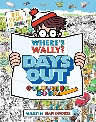 V�rityskirja: Where's Wally? Days Out - Colouring Book