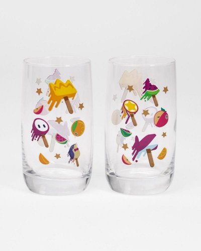 Lasi: Fall Guys Drinking Glass Set Meltdown