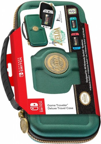 Zelda: Tears of the Kingdom - Deluxe Travel Case (Green)
