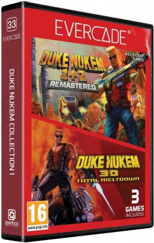 Blaze Evercade: Red Cart 33 � Duke Nukem Col 1