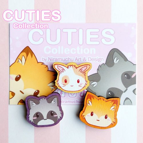 Magneetti: Cuties Collection - Mini Magneettisetti (2.5cm) (Niramuchu)
