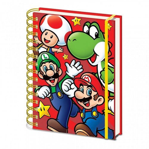 Muistikirja: Super Mario - Core Run (A5)