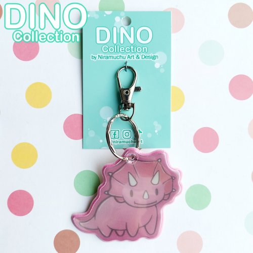 Heijastin: Triceratops Reflector (7x6 cm) (Niramuchu)
