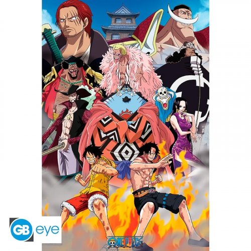 Juliste: One Piece - Marine Ford (91.5x61)