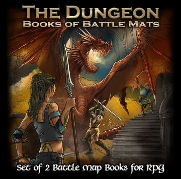 The Dungeon: Books of Battle Mats