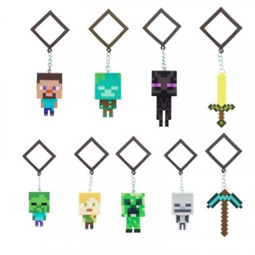 Avaimenper�: Minecraft - Backpack Buddies S2 (satunnainen)