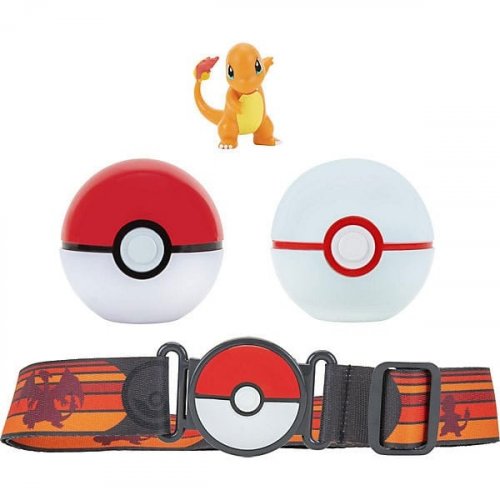 Pok�mon: Clip n go - Pok� Ball Belt, Luxury Ball & Charmander