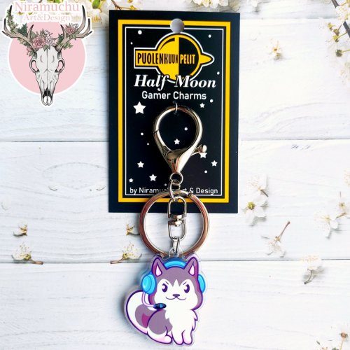 Avaimenper�: Gamer Dogs - Streamer Dog Keycharm (Niramuchu)