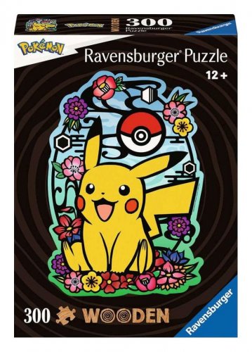 Palapeli: Pok�mon - Pikachu, Wooden (300)